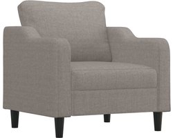 Fauteuil - Relaxzetel - Relaxstoel - Relaxfauteuil - Stoel - Met armleuning - Voor één Persoon - Taupe