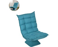 Fauteuil - Relaxzetel - Relaxstoel - Relaxfauteuil - Stoel - Voor één Persoon - Blauw