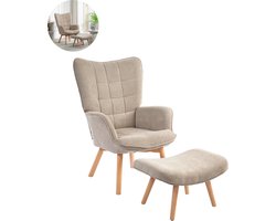 Fauteuil - Relaxzetel - Relaxstoel - Relaxfauteuil - Stoel - Voor één Persoon - Bruin
