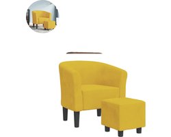 Fauteuil - Relaxzetel - Relaxstoel - Relaxfauteuil - Stoel - Voor één Persoon - Geel