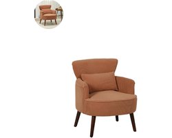 Fauteuil - Relaxzetel - Relaxstoel - Relaxfauteuil - Stoel - Voor één Persoon - Oranje