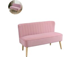 Fauteuil - Relaxzetel - Relaxstoel - Relaxfauteuil - Stoel - Voor meerdere personen- Roze