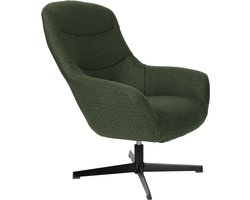 Fauteuil Stof Groen - Zitdiepte48cm - 85x73x94,5cm - Giga Meubel