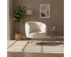Fauteuil Victoria | Wit Stof