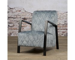 Fauteuil Villa Licht Blauw | Stof