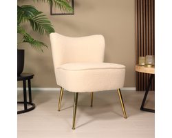 Fauteuil zitbank 1 persoons Teddy beige stoel