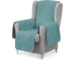 Fauteuilhoes 1-zits Omkeerbaar voor Relaxstoel & Oorfauteuil - Beschermhoes Gewatteerd, Huisdiervriendelijk & Slijtvast