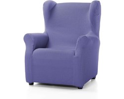 Fauteuilhoes - Stoelhoes Oorfauteuil - Meubels Beschermen - Stof Gevoerd - 43 cm Hoog - Lila