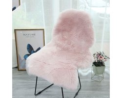 Faux Lambskin Sheepskin Rug 60 x 100 cm Long Hair Fluffy Living Room Decoration Imitation Wool Sofa Mat Faux Fur - ShopVlot