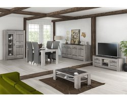 Favorie - buffet-dressoir Tomas 225cm in grijze eik-