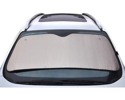 Fayelong, autoruitafdekking, auto, zonwering, voorruit, zonwering, ruitafdekking, auto, voorruit, UV-bescherming, ruitenbescherming (145x70 cm) Medium Champagne goud