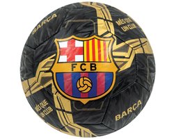 FC Barcelona Bal Lightning Black/Gold Size 5.