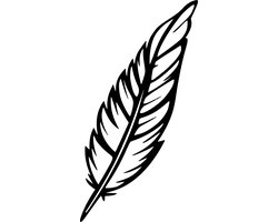 Feather - Veer --- Muurdecoratie Hout Wall Art Interieur Bureau Art Interior Cadeau Geschenk Deco Wand Wood Laser Pinterest Bureau Studiekamer Indiaan Arrow Lasercut Interieurinrichting