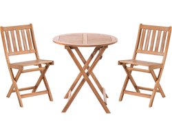 FEBBIO - Bistroset - Bruin - Gecertificeerd acaciahout