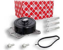 febi bilstein 32682 Waterpomp met afdichting en schroeven, per stuk | Compatibel met: CITROËN C1, DAIHATSU CUORE VII, SIRION, PEUGEOT 107, SUBARU JUSTY IV, TOYOTA AYGO, AYGO Kasten/Schrägheck