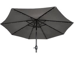 Feel Furniture - LED parasol - 2.7 meter - Donkergrijs