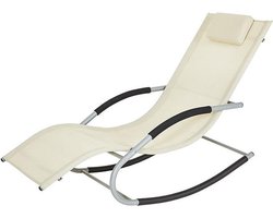 Feel Furniture - schommel ligstoel - Porto - Beige