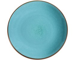 Feeling turquoise dessert bord 21 cm.