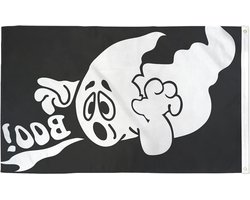 Feest Vlag - Decoratie Banner - Halloween Versiering - Versterkte Randen - 150x90 cm - Multicolor