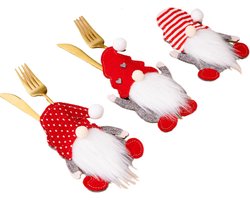 Feestelijke Bestekhouders voor Kerst - Cadeau en Tafeldecoratie