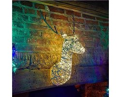 Feestelijke Wanddecoratie met Verlichte Hert LED Ornament voor Kerstmis
