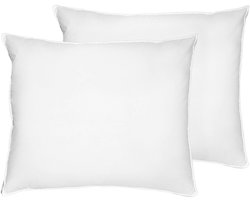 FELDBERG - Kussen set van 2 - Wit - 50 x 60 cm - katoen