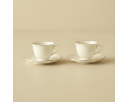 Felis 2-delige Koffiekop Zilver