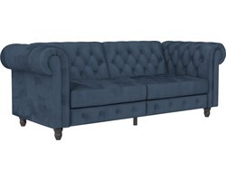 Felix | 3-zits slaapbank in blauw velours