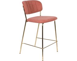 Feliz Lifestyle Jolien Barkruk - Goud/Roze - Set van 2