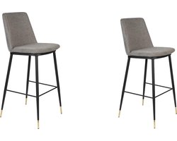 Feliz Lifestyle Lionel Barkruk - Lichtgrijs - Set van 2