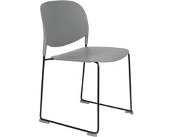 Feliz Lifestyle Stacks Eetkamerstoel - Grijs - Set van 4