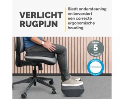 Fellowes Breyta ergonomische voetensteun- Voetensteun kussen - Ergonomisch - Zwart