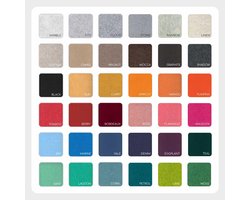 Felt Tafel Runner - Tafelkleed Runner - Tafel Decoratie - Gerecycled PET Materiaal - 30 x 100 cm - Mango
