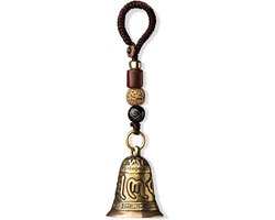 Feng Shui Klok met Zes Tekens - Zuiver Messing Klok voor Geluk en Rijkdom - Perfecte Decoratie voor Thuis en Kantoor