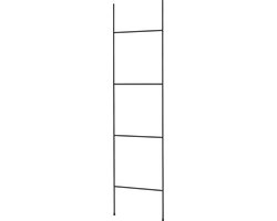 Fera Handdoekladder Black | Zwart | Staal