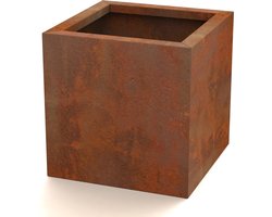Ferdec CorTenstaal bloembak – 60x60x60cm