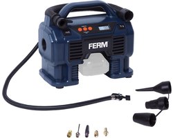 FERM - F-POWER - CRM1054 - Draagbare Accu compressor - 20V - Voor oppompen tot - 20 BAR - Maximaal 380 liter per minuut - werkt op 20V F-Power accu [niet bijgeleverd]