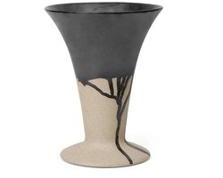 Ferm Living - Bloemenvaas - Zand/zwart