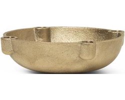 Ferm Living - Bowl - Kaarsenhouder Small - Brass - 14,6cm