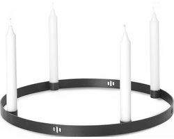 Ferm Living Circle Kandelaar Zwart Ø38 cm