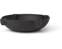 Ferm Living Kaarsen Houder Schaal 27cm Zwart Keramische