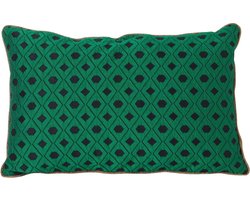Ferm Living Mosaic kussen 40x25 groen