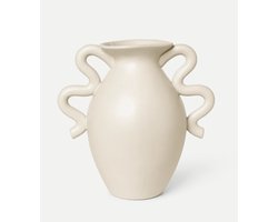 Ferm Living - Verso - Tafelvaas - Geglazuurd steengoed - Beige