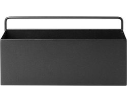 Ferm Living Wall Plant Box - rechthoek - zwart