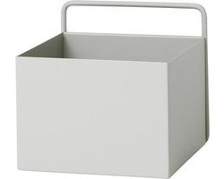 Ferm Living Wall Plant Box - vierkant - grijs