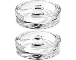 Fermentatie Stenen - Glazen Gewichten - Voedsel Fermenteren - Voedselveilig Glas - 2 stuks 7cm - Transparant