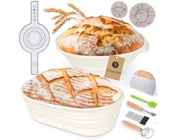Fermentatiemandjesset met Accessoires voor Thuisbakken en Professioneel Gebruik
