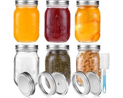 Fermentatiepot - Fermenteren - Fermentatie pot - Zuurkoolpot - Weckpot - 2 stuks - Must have voor het inmaken van groente!