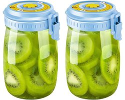 Fermentatiepot - Fermenteren - Fermentatie pot - Zuurkoolpot - Weckpot - Must have voor het inmaken van groente!