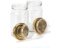 Fermentatiepot - Fermenteren - Fermentatie pot - Zuurkoolpot - Weckpot - Must have voor het inmaken van groente!